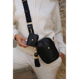 Luella Grey Elise Portrait Crossbody In Black