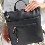 Luella Grey Ella Small Casual Backpack Black