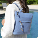 Luella Grey Ella Small Casual Backpack In Cornflower Blue