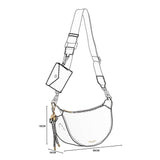 Luella Grey Lolly Sling Bag In Cornflower Blue
