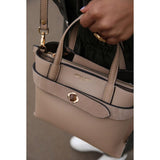 Luella Grey Oriel Crossbody In Mushroom