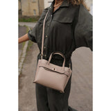 Luella Grey Oriel Crossbody In Mushroom