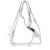 Luella Grey Pandora Suede Hobo in Camel