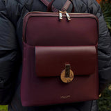 Luella Grey Penelope Damson Laptop Backpack in Purple