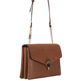 Luella Grey Peta Chain Handle Crossbody In Conker
