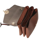 Luella Grey Peta Chain Handle Crossbody In Conker