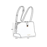 Luella Grey Mills Croc Crossbody In Black