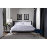 The Lyndon Company Canterbury Navy Duvet Set White