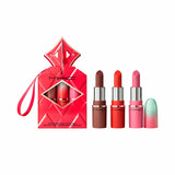 MAC Wildest Gleams Mini Lustreglass Lip Trio: Brights