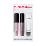 MAC Lost In The Gloss Lipglass Trio - Purple (Worth £66)