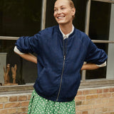 Jossana Denim Jacket In Dark Denim