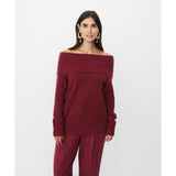 Masai Floraia Woolen Jumper In Tawny Port