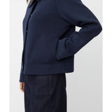 Masai Justino Jersey Jacket In Navy