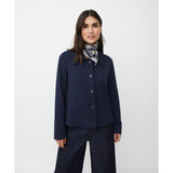 Masai Justino Jersey Jacket In Navy