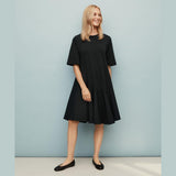 Nyloran Jersey Dress In Navy