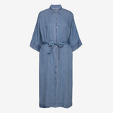 Masai Nyx Button Through Dress In Blue