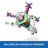 Disney Pixar Toy Story 12” Scale Flight Mode Hi-Tech Edition Buzz Lightyear, 35+ Sounds