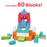 Mega Bloks Building Bag 60pc In Pink