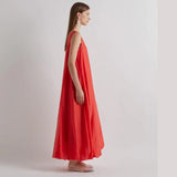 MEI MEIJ Dress With Balloon Dress In Coral