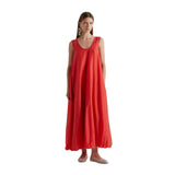 MEI MEIJ Dress With Balloon Dress In Coral