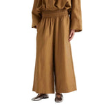 MeiMeij Pantaloni Dritti Lunghezza Cropped In Oak