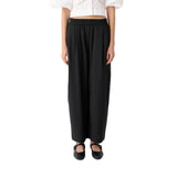MeiMeij Wool Blend Trousers In Black