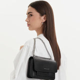 Michael Kors Claire Small Pebbled Leather Convertible Shoulder Bag