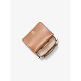 Michael Kors Claire Small Signature Logo Crossbody Bag In Vanilla/Acorn