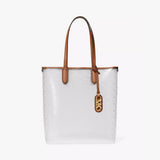 Michael Kors Eliza North/South Large Tote Bag, Clear