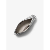 Michael Kors Empire MD Chain Pouchette In Silver