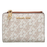 Michael Kors Empire Medium Snap Coin Billfold In Vanilla/lugg