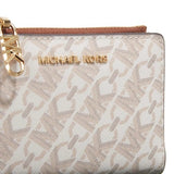 Michael Kors Empire Medium Snap Coin Billfold In Vanilla/lugg
