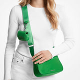 Michael Kors Ginny Leather Crossbody Bag Palm