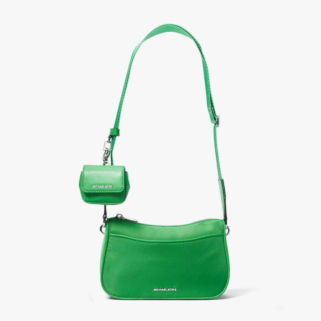 Michael Kors Ginny Leather Crossbody Bag Palm – Elys Wimbledon