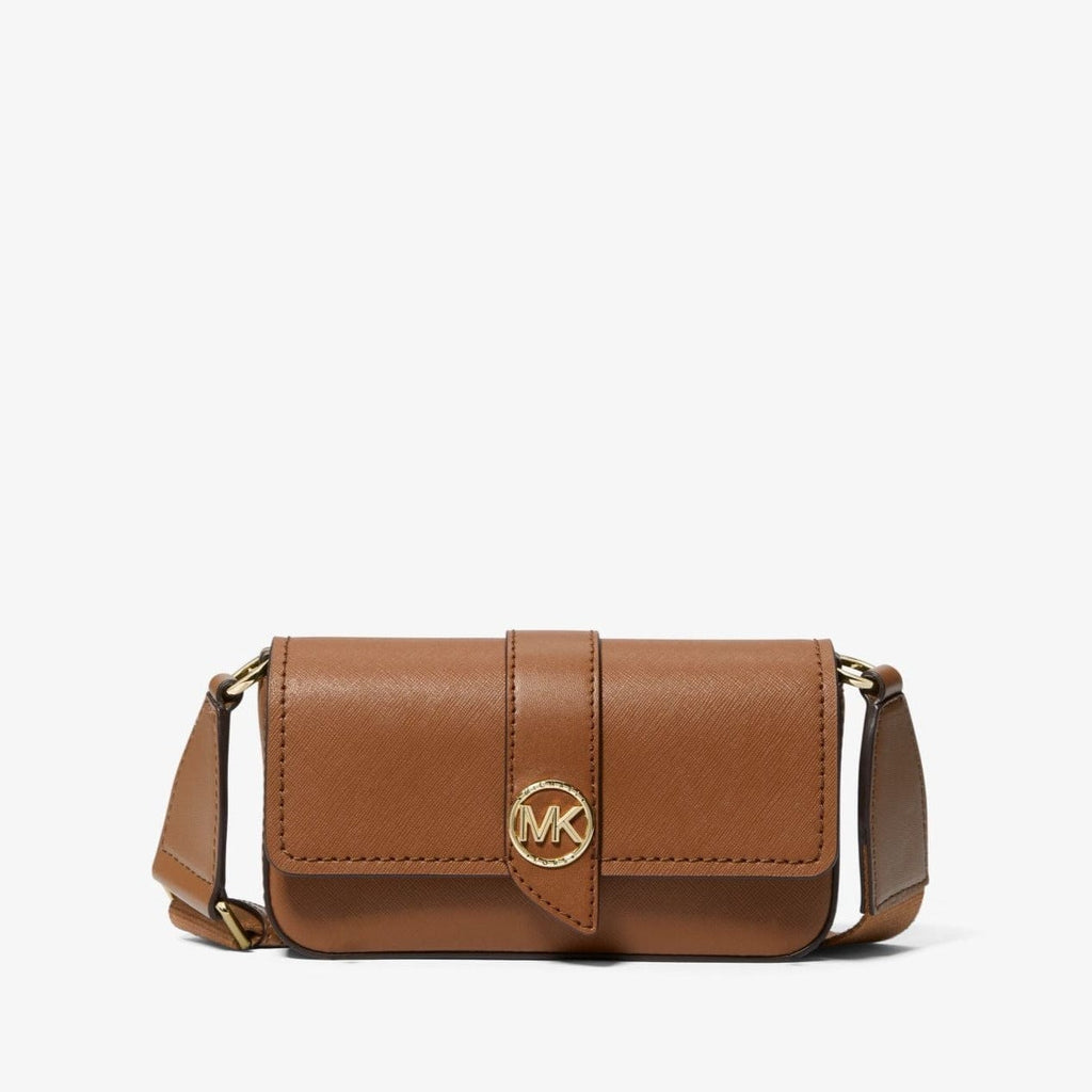 Michael Kors Greenwich Extra-Small Saffiano Leather Sling Crossbody Bag in  Luggage