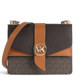 Michael Kors Greenwich Small Crossbody Bag Brown Acorn