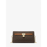 Michael Kors Hamilton Moderne Extra-small Signature Logo Convertible Crossbody Bag In Acorn