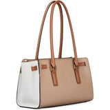 Michael Kors Hamilton Moderne Small Shoulder Tote In Khaki Multi