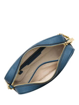Michael Kors Jet Set Chain Strap Camera Bag In Dark Chambray