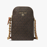 Michael Kors Jet Set Charm Phone Crossbody Bag Brown/Acorn