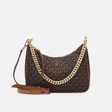 Michael Kors Jet Set Charm Pouchette Crossbody Brown/Acorn