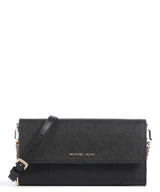 Michael Kors Jet Set Leather Crossbody Bag in Black