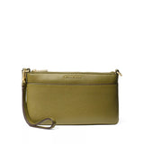 Michael Kors Jet Set Medium Top Zip Convertible Wristlet In Pistachio
