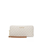 Michael Kors Jet Set Travel Continental Wallet In Vanilla