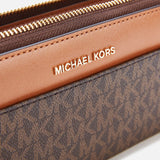 Michael Kors Jet Set Women Leather Continental Wallet - Brown