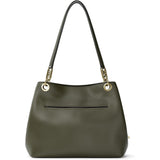 Michael Kors Kensington Large Pebbled Leather Tote Bag In Ivy