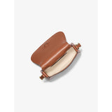 Michael Kors Lydia Small Leather Crossbody Bag In Luggage