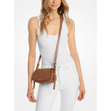Michael Kors Lydia Small Leather Crossbody Bag In Luggage