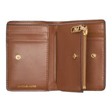 Michael Kors Md Snap Coin Billfold In Brown / luggage