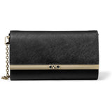 Michael Kors Mona Large East West Clutch In Black